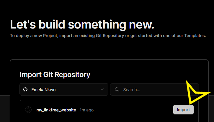 Select Repository